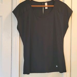 Bally Total Fitness Black Shirt Size Medium